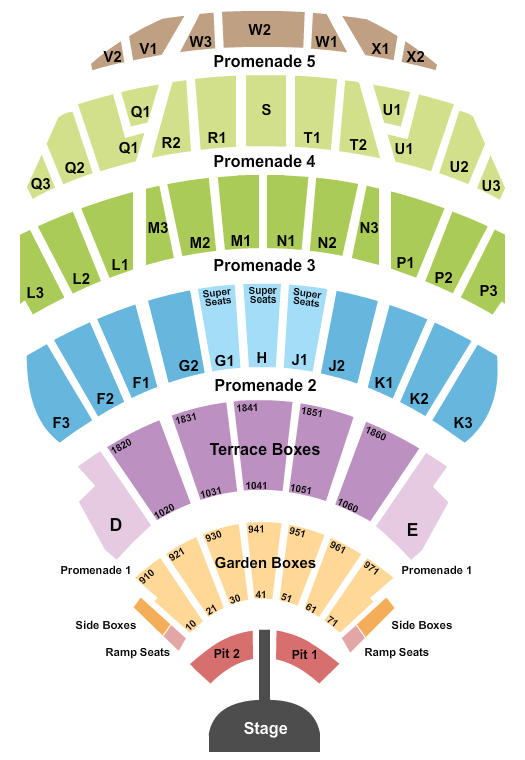 Hollywood Bowl Imagine Dragons Seating Chart